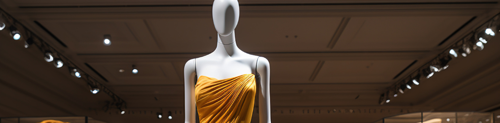 Gold Silk Evening Gown Banner-Jyntrava